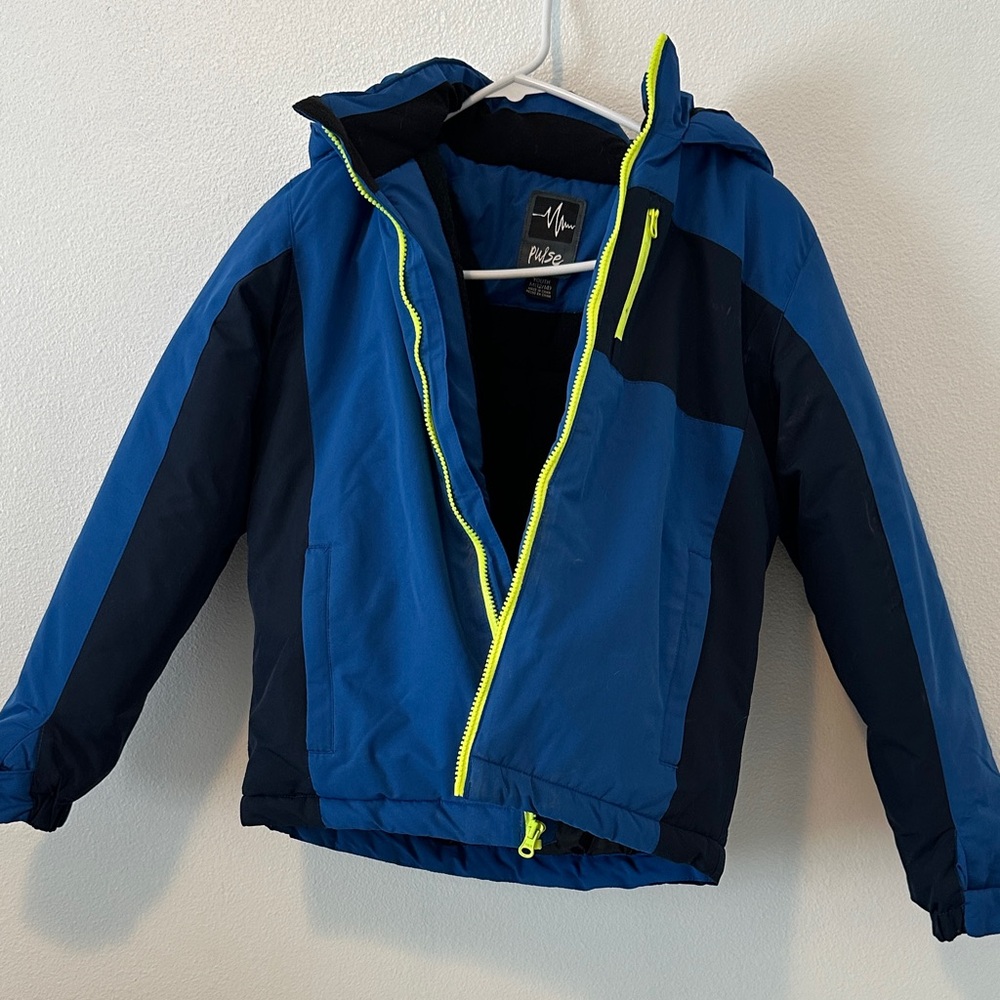 Pulse Kids Two-Tone Blue Puffer Jacket